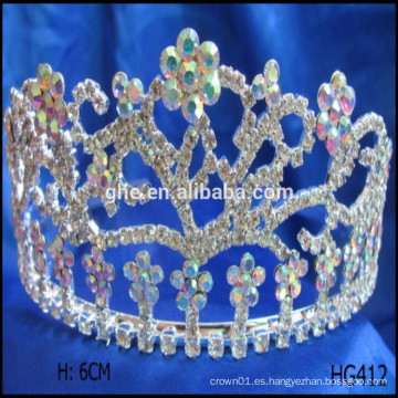 Corona de flores corona feliz año nuevo tiaras de Navidad corona príncipe maleta